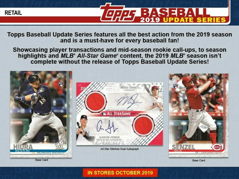 2019 Topps UPDATE Series Baseball Factory Sealed Retail Box 24 Packs 384 Cards-4