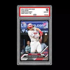 Graded 10 Alec Bohm 2024 Topps #429 Home Run Derby Philadelphia Phillies-1