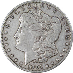 1901 O Morgan Dollar VF Very Fine 90% Silver $1 US Coin Collectible-1