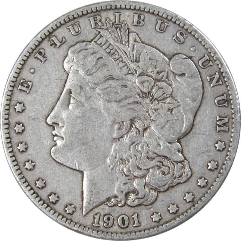 1901 O Morgan Dollar VF Very Fine 90% Silver $1 US Coin Collectible-1