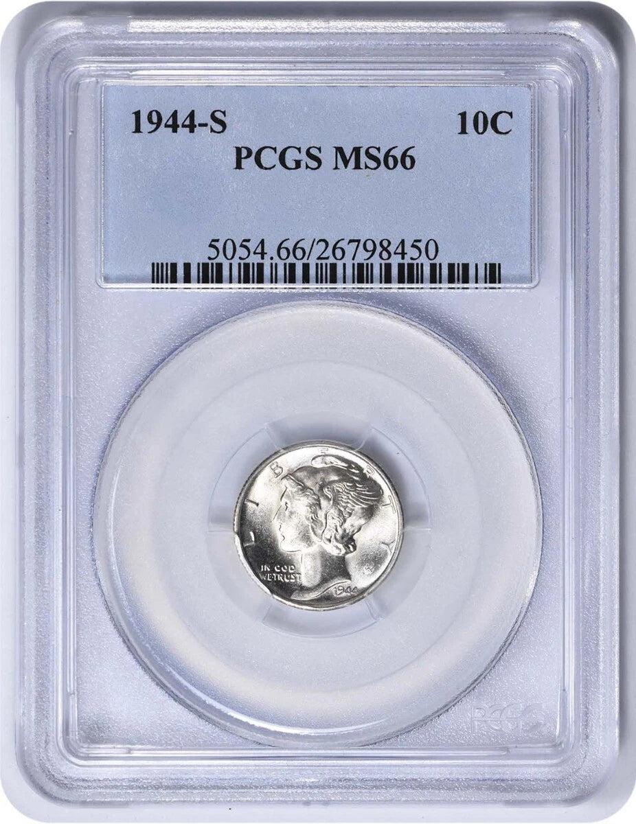 1944-S Mercury Silver Dime MS66 PCGS-1