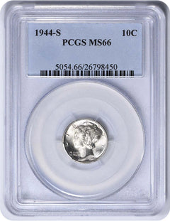 1944-S Mercury Silver Dime MS66 PCGS-1