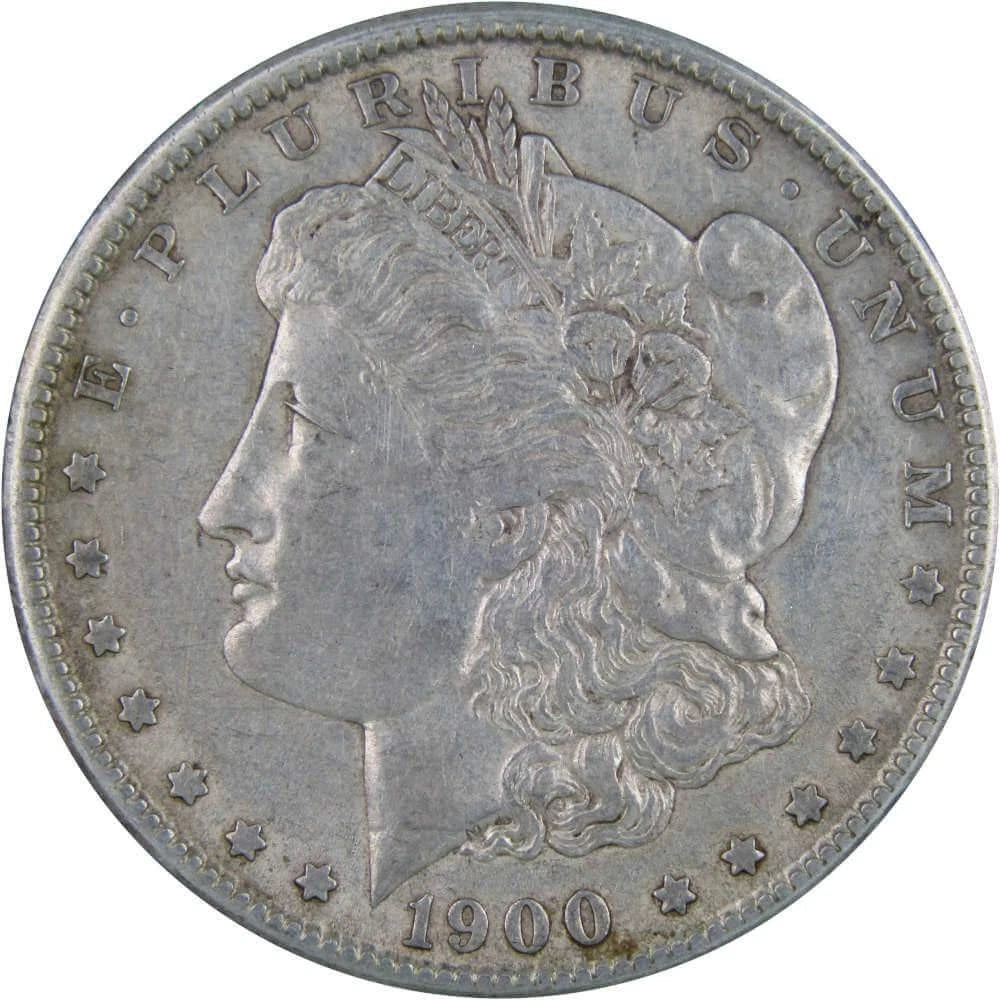1900 Morgan Dollar VF Very Fine 90% Silver $1 US Coin Collectible-1