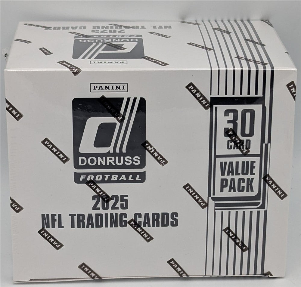 Factory Sealed Fat Value Pack Cello Box 2025 Panini Donruss NFL Football Cards