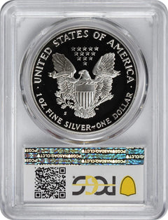 1990-S American Silver Eagle Dollar PR69DCAM PCGS Proof 69 Deep Cameo-2