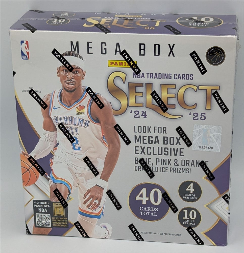 2024-25 Panini Select NBA Basketball Cards Mega Box Factory Sealed