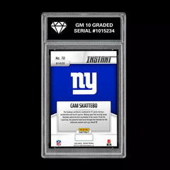 GM10 Graded 10 CAM SKATTEBO RC ROOKIE SP 2025 Panini Instant NFL #70-2