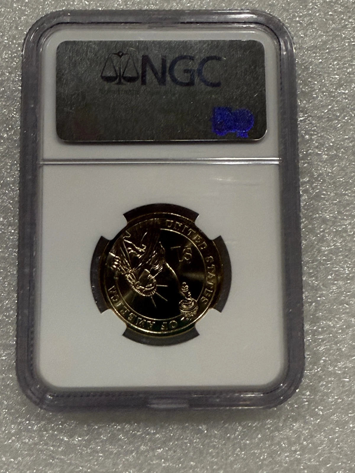 2007 P John Adams President Dollar Coin NGC MS 66 ~ FIRST DAY OF ISSUE-2