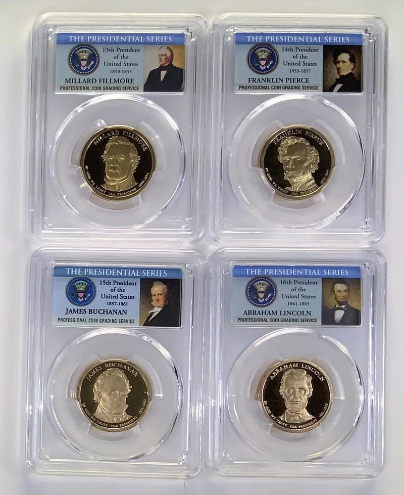 2007 - 2011 S First 20 Presidential $1 PCGS 70 Proof Dollar Set incl Lincoln-7