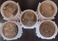 NEW! LOT OF 100 X 1 OZ Trump Mugshot .999 FINE COPPER ROUND - BULLION --2