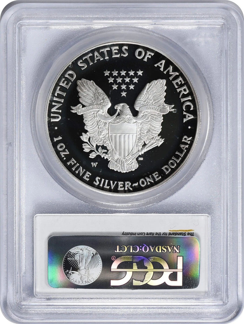 2004-W American Silver Eagle Dollar PR69DCAM PCGS Proof 69 Deep Cameo-2