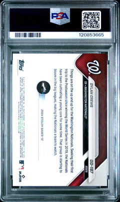 PSA 8 Dylan Crews Green /99 RC Rookie Card 2025 Topps Now-2