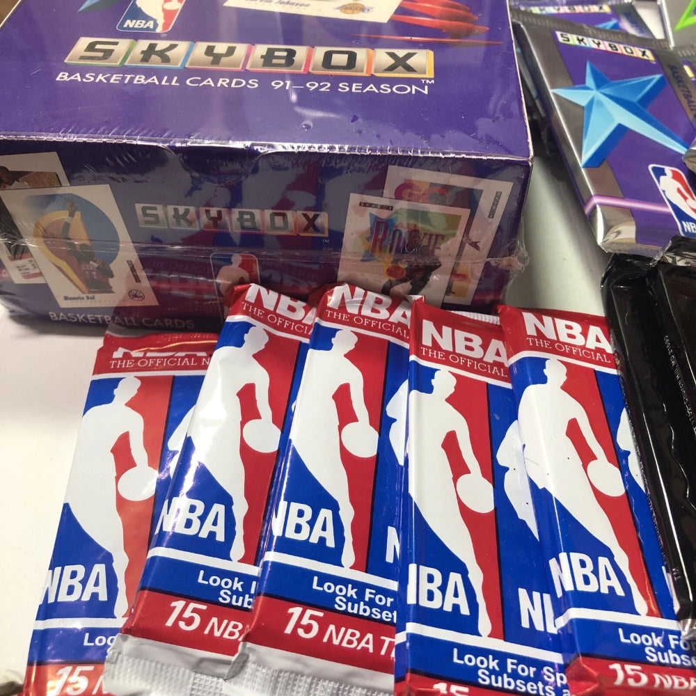 Bulk Lot of 55 Unopened Old Vintage NBA Basketball Cards in Sealed Packs NEW-2