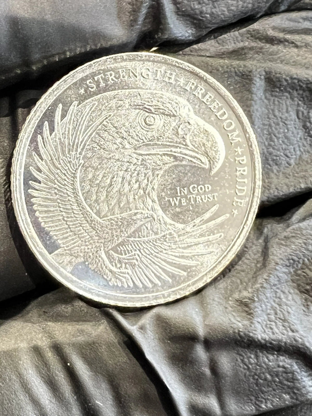 Lote de 10 x 1/10 oz de plata águila doble ronda de décima-1