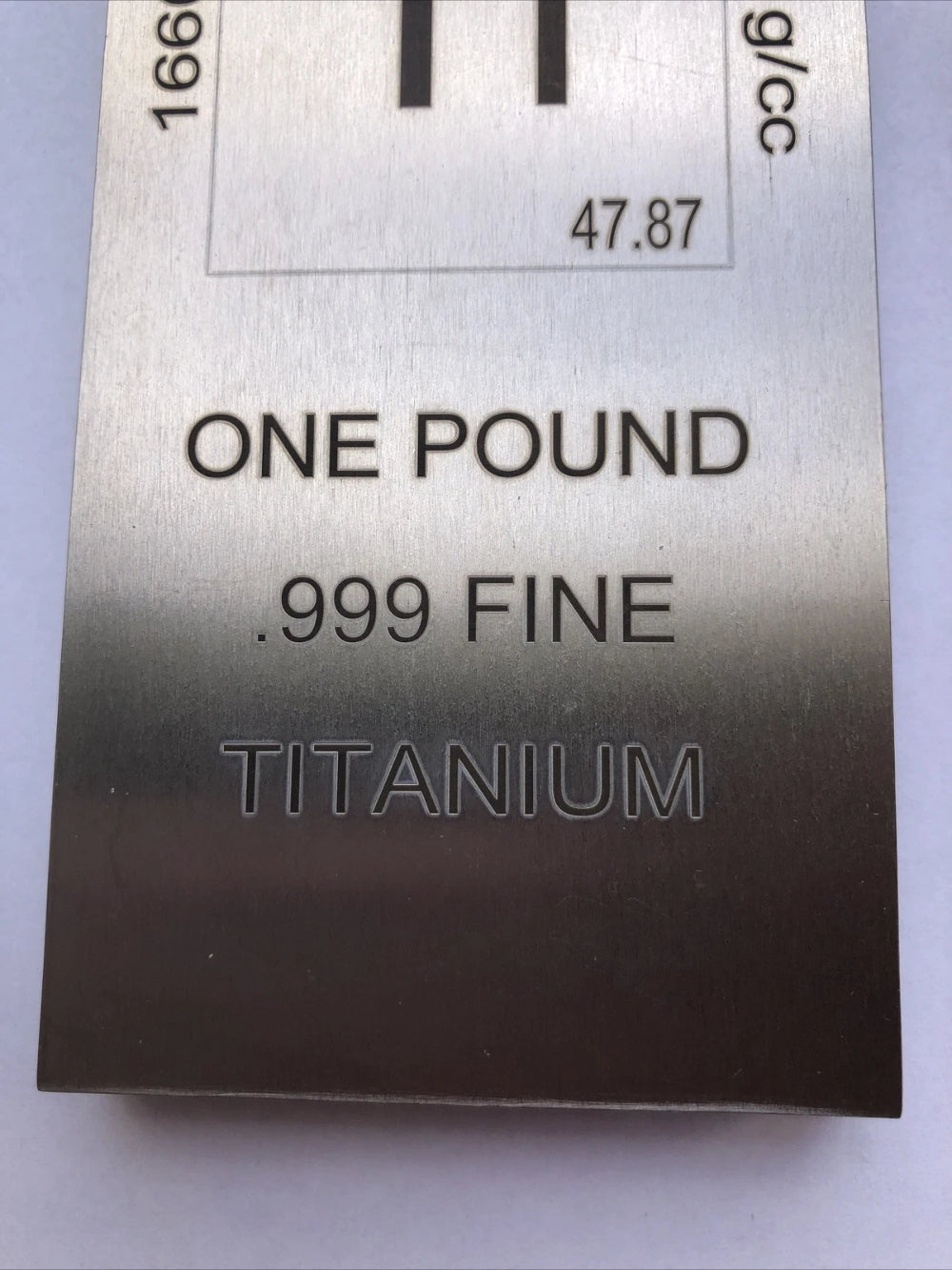 1 (One) Pound Titanium Bullion Bar-3