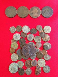 ☆ 50 Coins From Estate Collection ☆ Roman, World, Old Early US 1800s GOLD SILVER-6