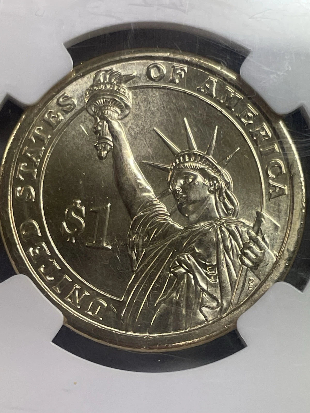 2007-D James Madison One Dollar NGC- Brilliant Uncirculated-9