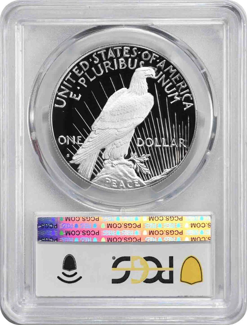 2024-S Peace Silver Dollar PR70DCAM First Strike PCGS (Peace Label)-2