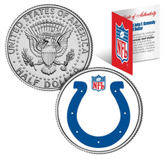 INDIANAPOLIS COLTS NFL JFK Kennedy Half Dollar US Coin *Officially Licensed*-1