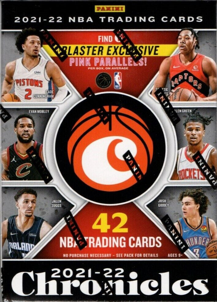 2021-22 Panini Chronicles NBA Basketball Factory Sealed Blaster Box-1