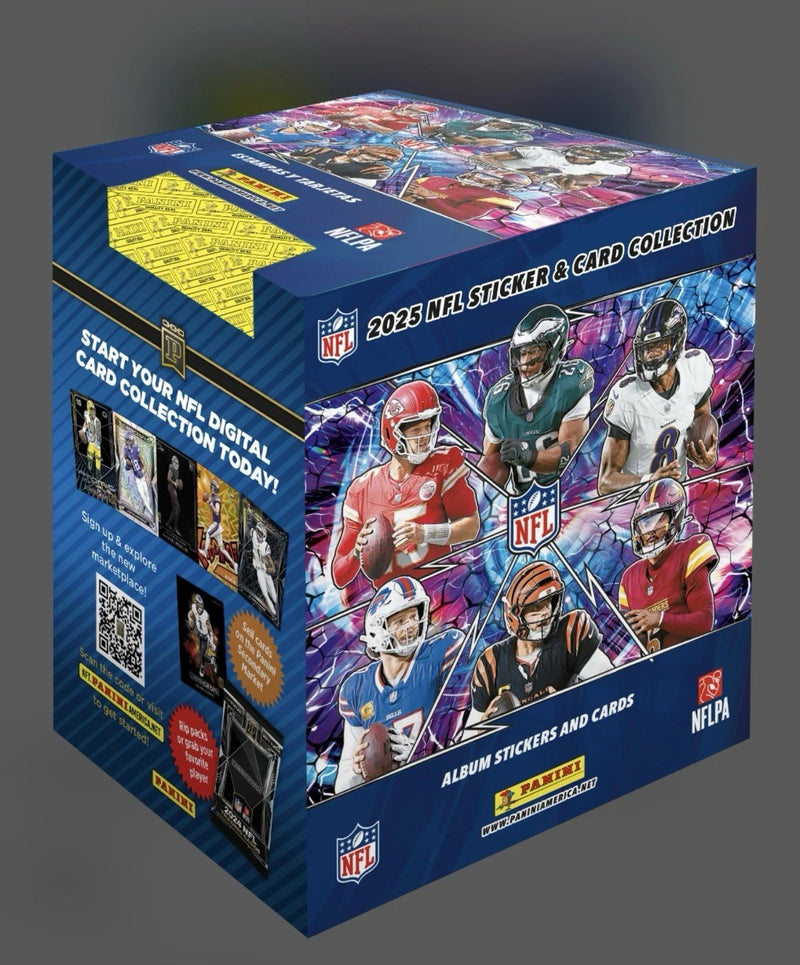 2025 Panini NFL Football Sticker Collection Factory Sealed Box-1