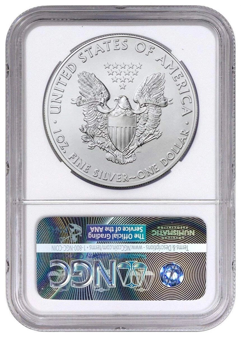 ✯ Estate Coin US American Silver Eagle ✯ PCGS/NGC Graded Unc .999 MS70 ✯ Note*✯-3