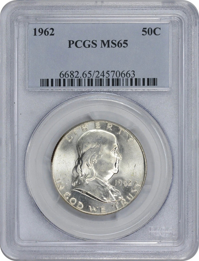 1962 Franklin Half Dollar MS65 PCGS-1