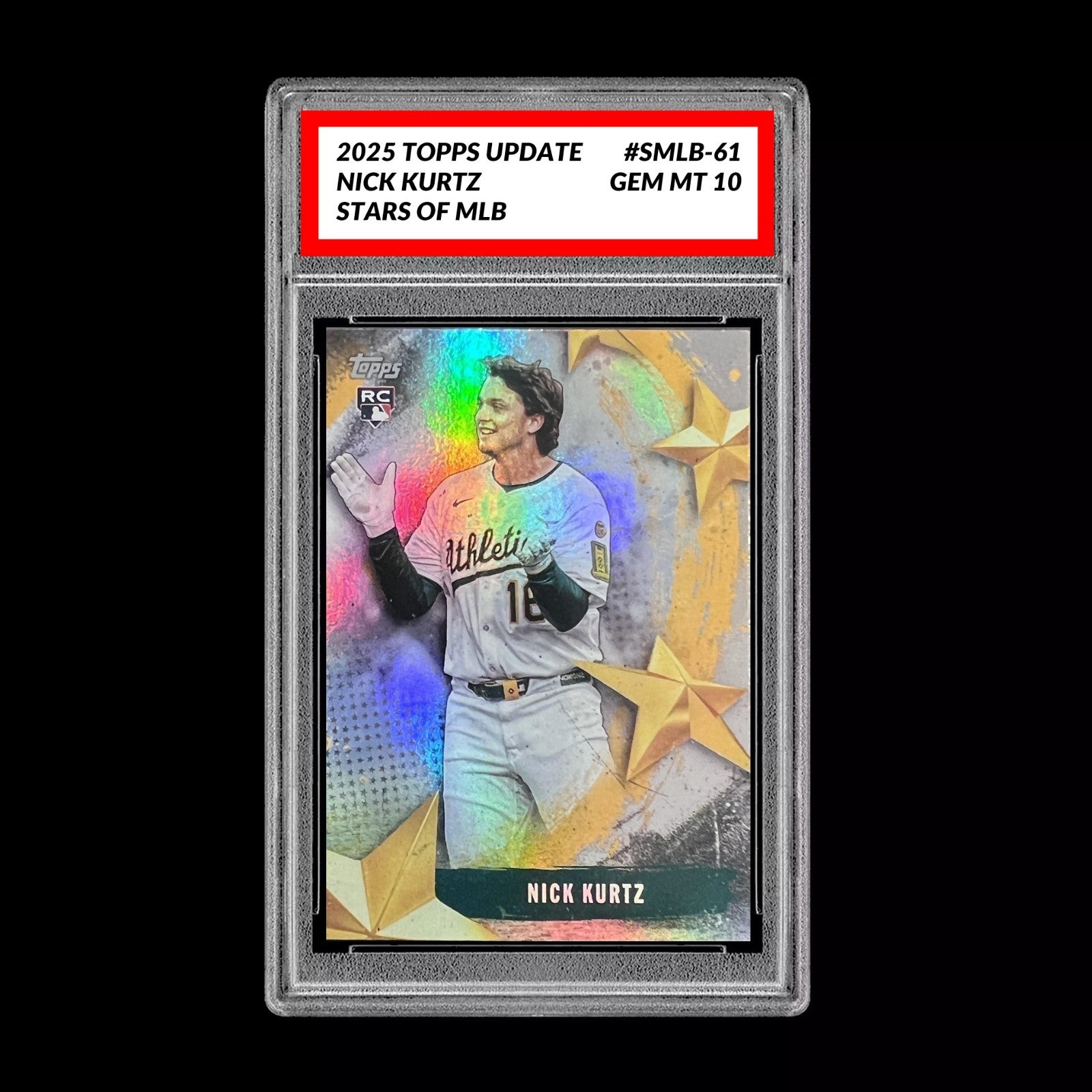 Graded 10 Nick Kurtz 2026 Topps Update Stars of MLB Rookie SMLB-61 Athletics-1