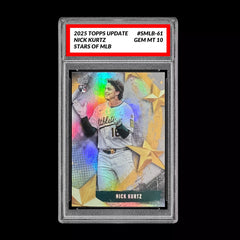 Graded 10 Nick Kurtz 2026 Topps Update Stars of MLB Rookie SMLB-61 Athletics-1
