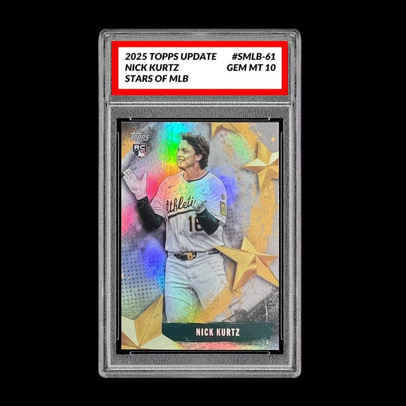 Graded 10 Nick Kurtz 2026 Topps Update Stars of MLB Rookie SMLB-61 Athletics-1