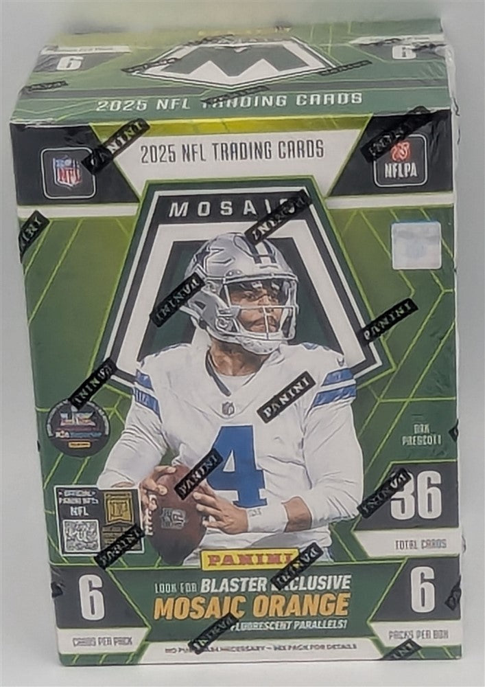 Factory Sealed Blaster Box 2025 Panini Mosaic NFL Football Cards