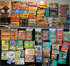 70+ Vintage Sports Cards Lot – Unopened Sealed Packs Bundle, Mixed Basketball Baseball Football Card Collection-5