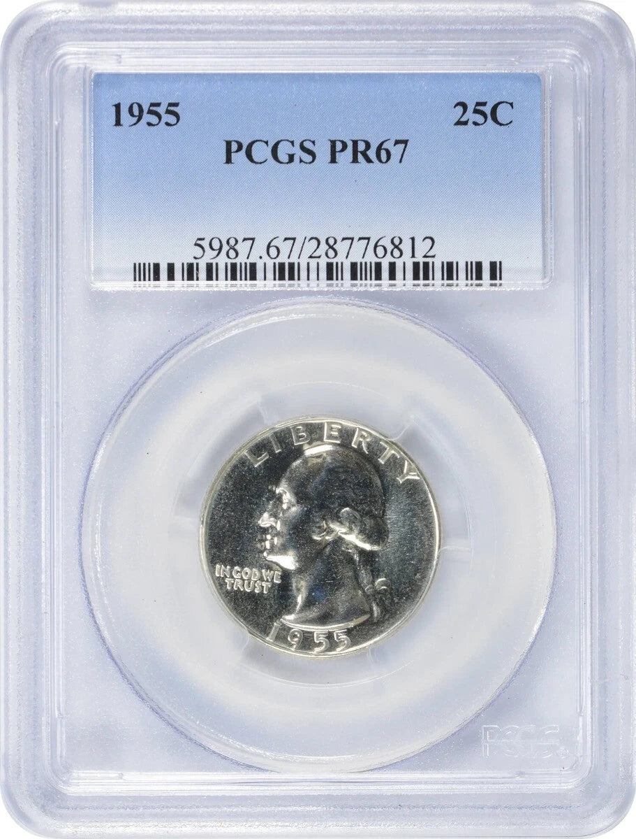 1955 Washington Quarter PR67 PCGS-1