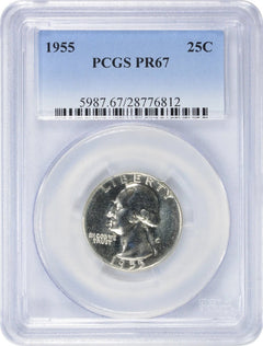 1955 Washington Quarter PR67 PCGS-1