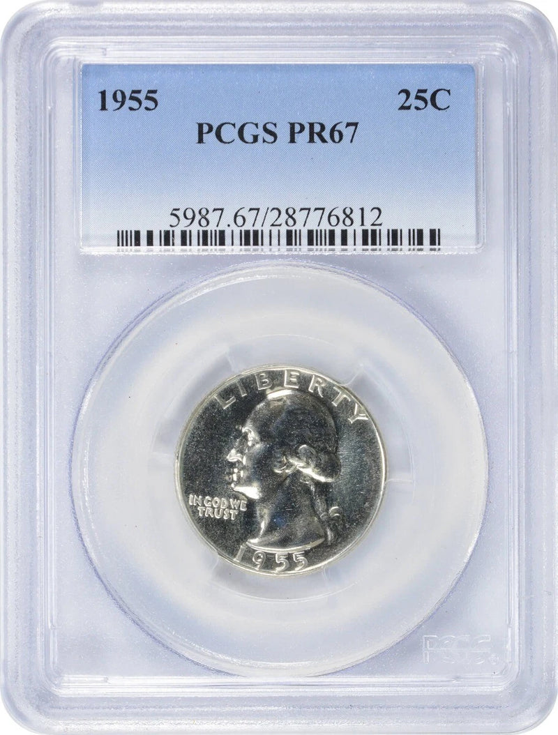 1955 Washington Quarter PR67 PCGS-1