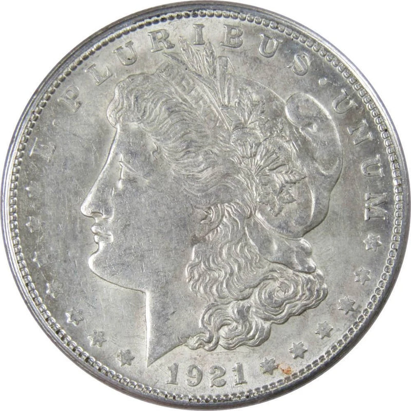 1921 S Morgan Dollar AU About Uncirculated 90% Silver $1 US Coin Collectible-1