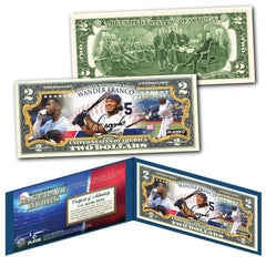 WANDER FRANCO Tampa Bay Devil Rays Baseball Bucks MLB Player Genuine $2 US Bill-2