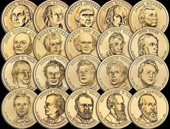 A Lot of 10 Random Years Imperfect Uncirculated Presidential Dollars SET Mint!-2