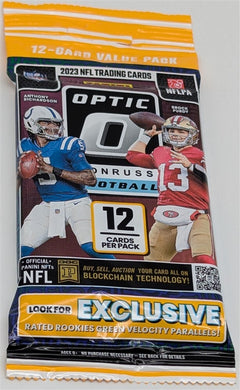 Unopened Cello Fat Pack Box 2023 Donruss Optic NFL Football Cards-5