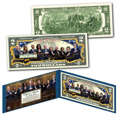 LIVING PRESIDENTS & FIRST LADIES Historical Genuine Legal Tender U.S. $2 Bill-2