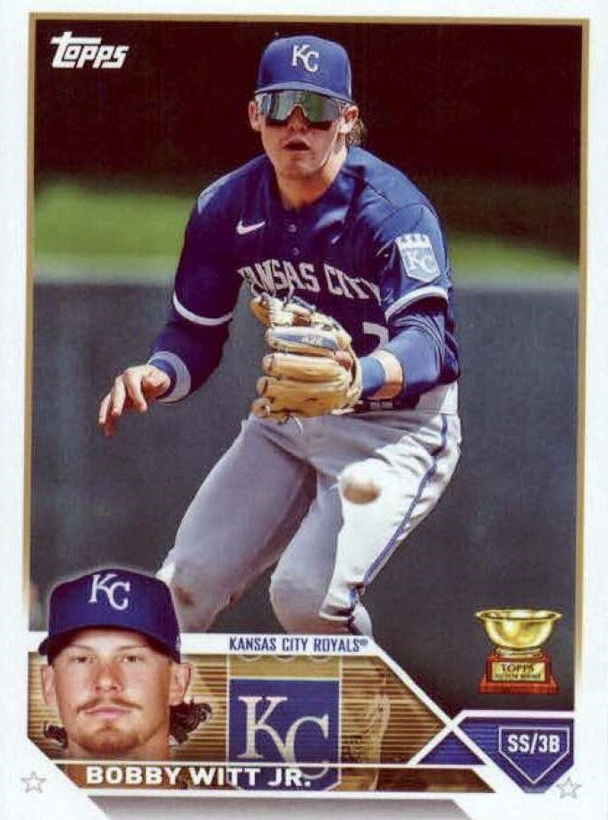 Kansas City Royals 2023 Topps Factory Sealed Team Set with 4 Rookie Cards Plus-3