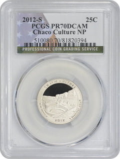 2012-S Flag Clad Chaco Culture ATB National Park Quarter PR70DCAM PCGS-1