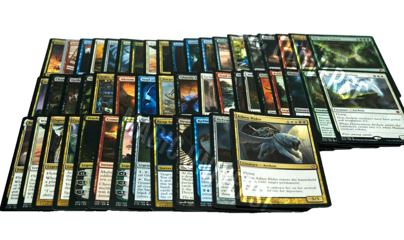 50 MTG Magic: The Gathering Cards – All Mythic Rares Collection Lot, Mint Condition – Collector’s Edition Trading Cards Hobby Set-1