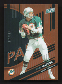 2024 The National #17 Dan Marino Orange Foil 014/199 Football Card SP4-144-1