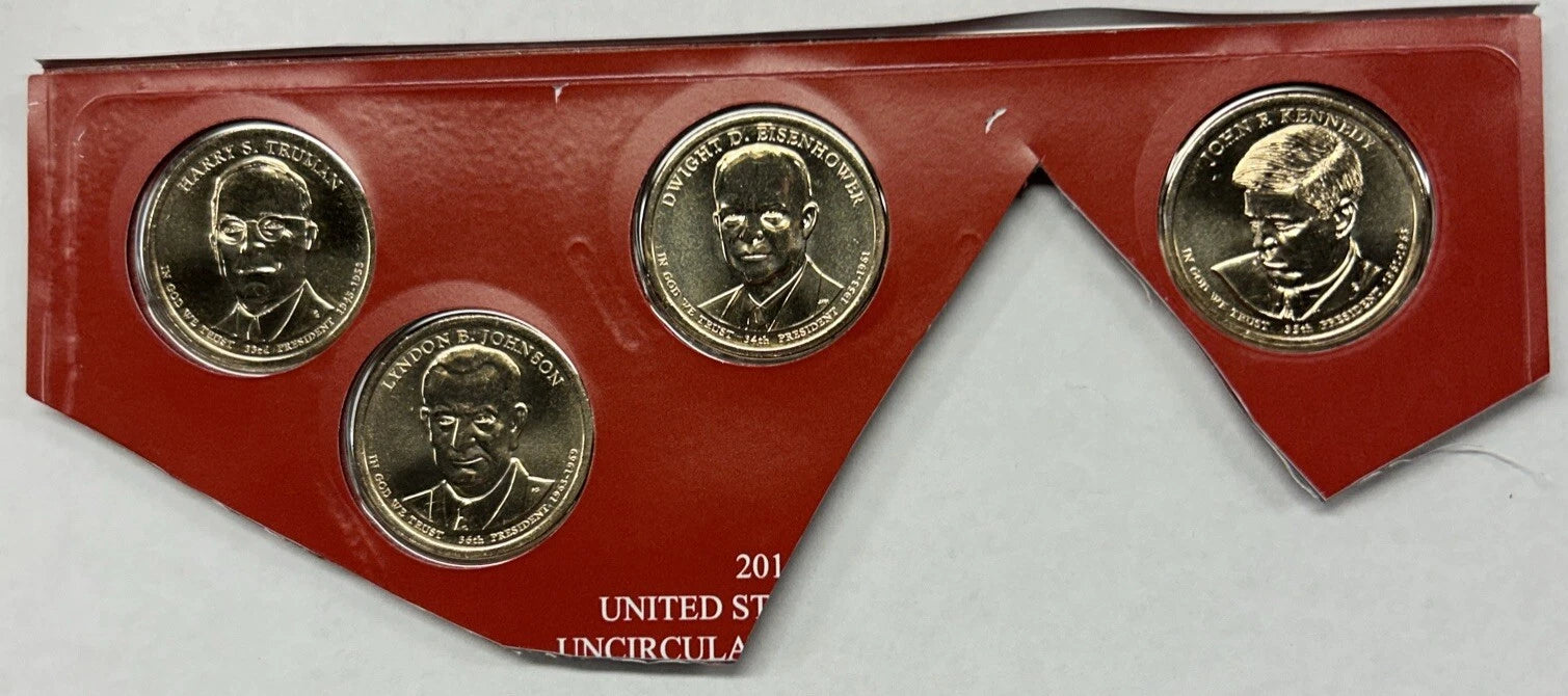 2015 D PRESIDENTIAL DOLLAR SET FROM MINT SET - 4 Coin Set-2