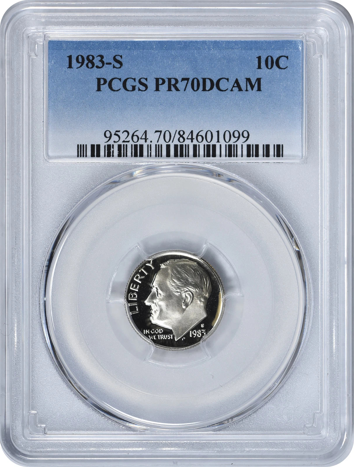 1983-S Roosevelt Dime PR70DCAM PCGS