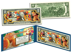 FESTIVAL DE MEDIO OTOÑO 2015 Billete de 2 dólares estadounidenses coloreado de curso legal-1