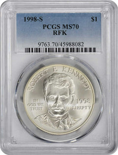1998-S RFK Dollar Commemorative MS70 PCGS Mint State 70 Robert Kennedy-1