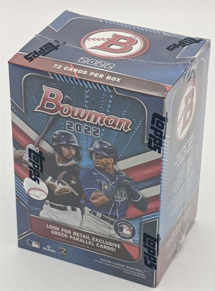 2022 Topps Bowman MLB Baseball Cards Factory Sealed 6 Pack Blaster Box