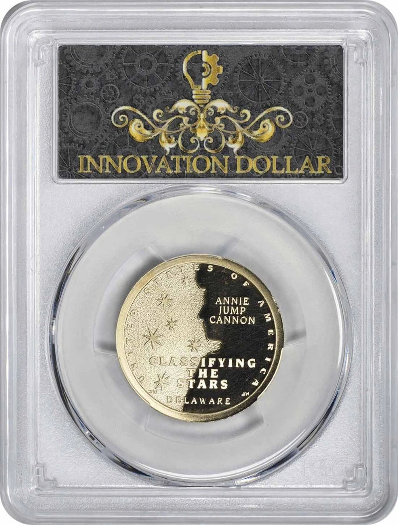2019-S American Innovation Dollar DE Cannon Reverse Proof PR69 First Strike PCGS-1